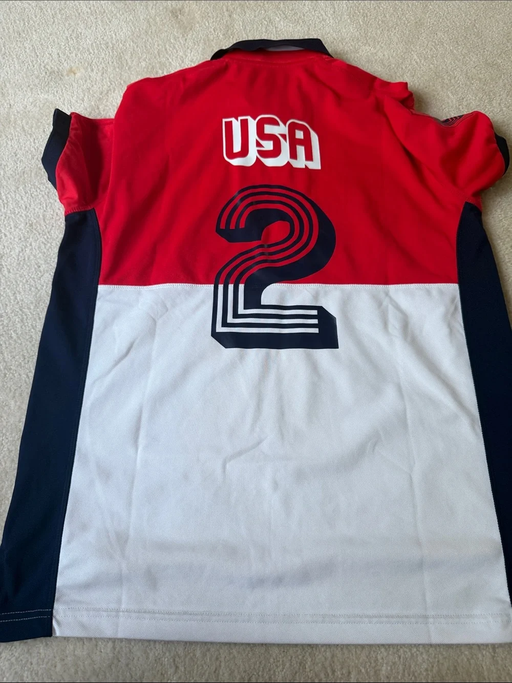 Polo by Ralph Lauren Red, White & Blue Polo